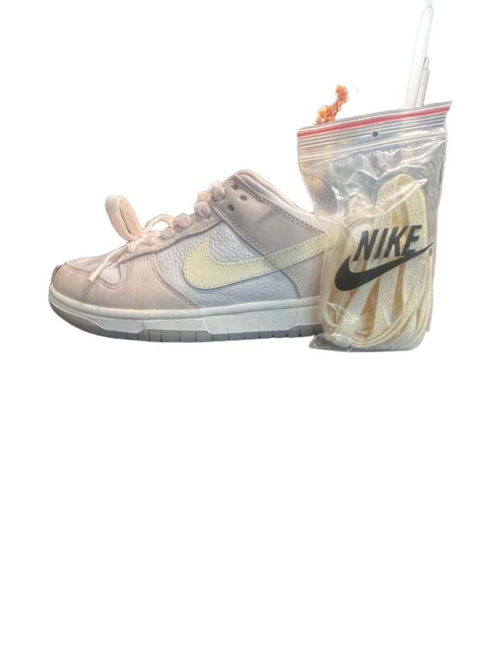 Nike Women's Dunk Low PRM Light Soft Pink Platinum Tint Coconut Milk FB7910-601